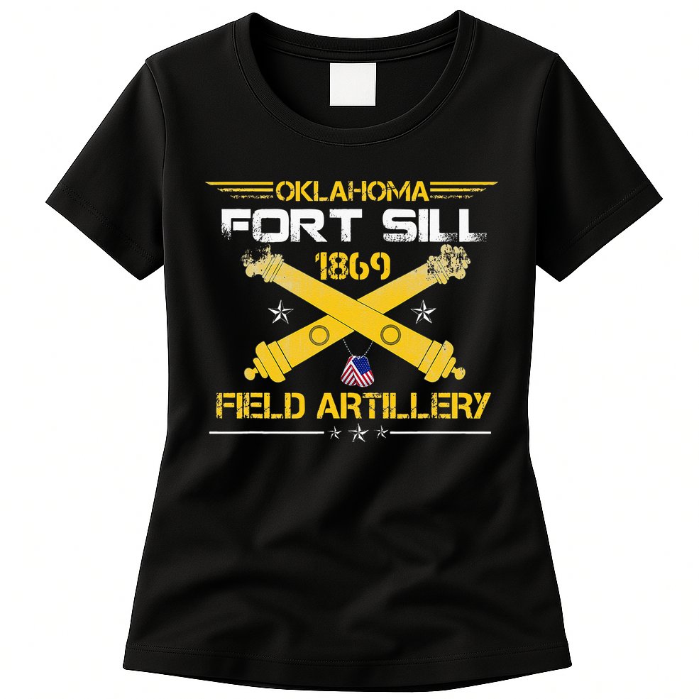 OKLAHOMA FORT SILL 1869 FIELD ARTILLERY Womens T-Shirt