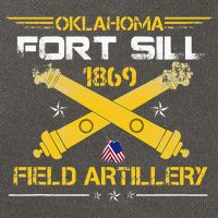 OKLAHOMA FORT SILL 1869 FIELD ARTILLERY Cotton Canvas Backpack