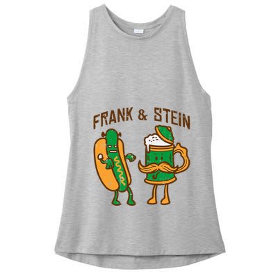 Oktoberfest Frank Stein German Costume Ladies PosiCharge Tri-Blend Wicking Tank