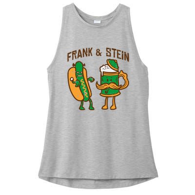 Oktoberfest Frank Stein German Costume Ladies PosiCharge Tri-Blend Wicking Tank