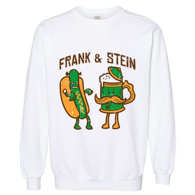 Oktoberfest Frank Stein German Costume Garment-Dyed Sweatshirt