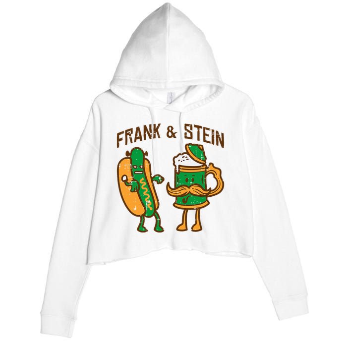 Oktoberfest Frank Stein German Costume Crop Fleece Hoodie