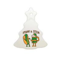 Oktoberfest Frank Stein German Costume Ceramic Tree Ornament