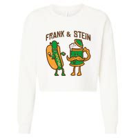 Oktoberfest Frank Stein German Costume Cropped Pullover Crew