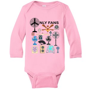 Only Fan Set Funny Ventilators And Fans Baby Long Sleeve Bodysuit