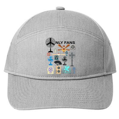 Only Fan Set Funny Ventilators And Fans 7-Panel Snapback Hat