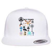 Only Fan Set Funny Ventilators And Fans Flat Bill Trucker Hat