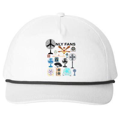 Only Fan Set Funny Ventilators And Fans Snapback Five-Panel Rope Hat