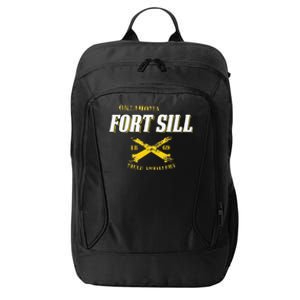 Oklahoma Fort Sill 1869 Field Artillery City Backpack