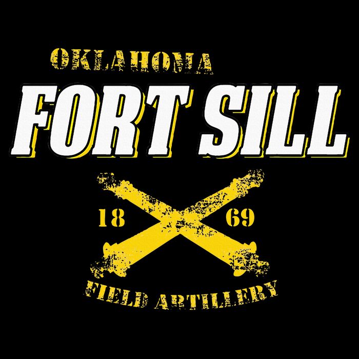 Oklahoma Fort Sill 1869 Field Artillery Drawstring Bag