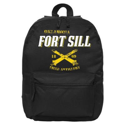 Oklahoma Fort Sill 1869 Field Artillery 16 in Basic Backpack