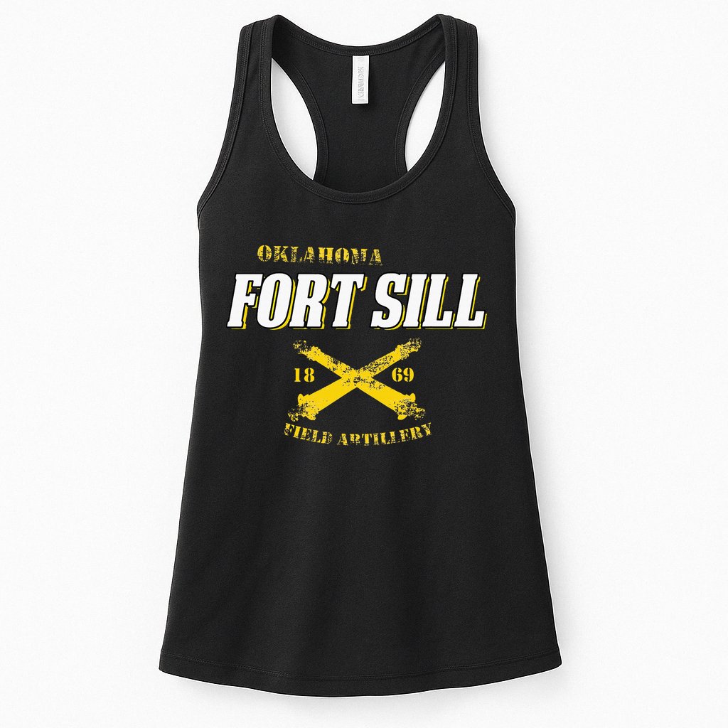 Oklahoma Fort Sill 1869 Field Artillery Womens Tank Top