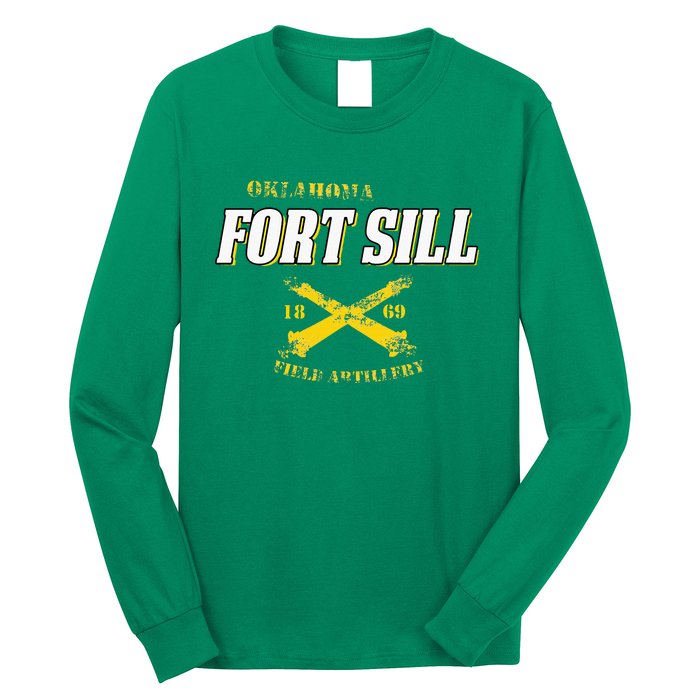 Oklahoma Fort Sill 1869 Field Artillery Long Sleeve Shirt