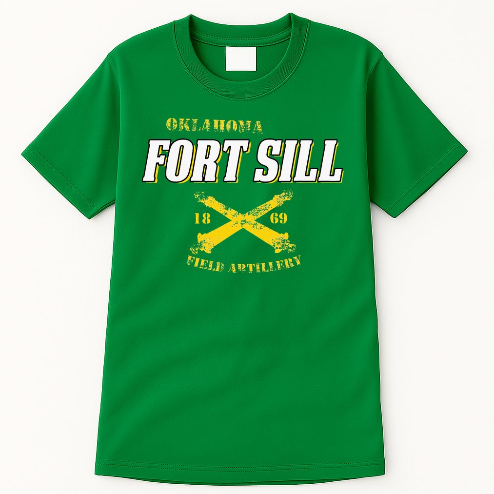 Oklahoma Fort Sill 1869 Field Artillery Tall T-Shirt