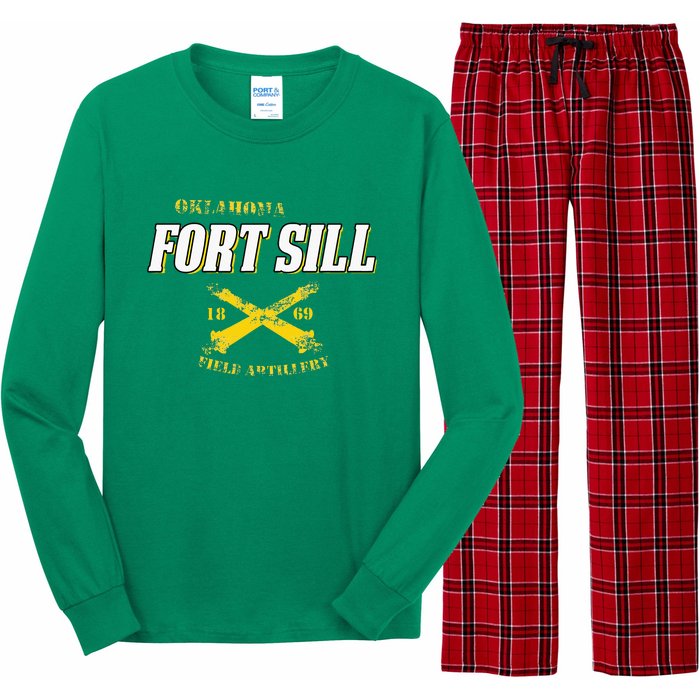 Oklahoma Fort Sill 1869 Field Artillery Long Sleeve Pajama Set