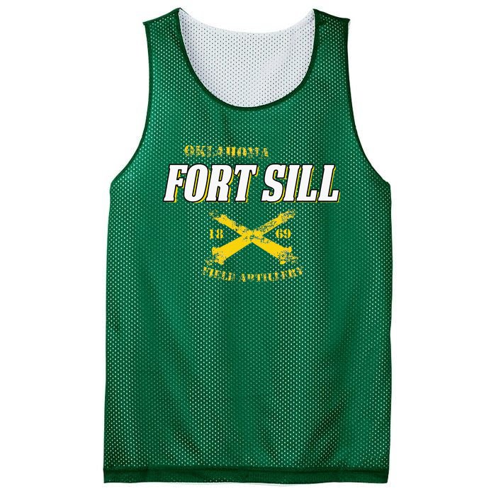 Oklahoma Fort Sill 1869 Field Artillery Mesh Reversible Basketball Jersey Tank