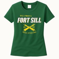 Oklahoma Fort Sill 1869 Field Artillery Womens T-Shirt