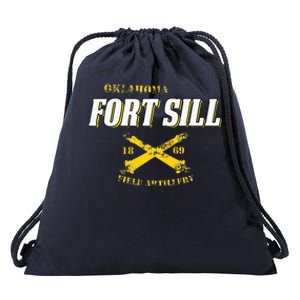 Oklahoma Fort Sill 1869 Field Artillery Drawstring Bag