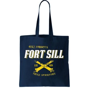 Oklahoma Fort Sill 1869 Field Artillery Tote Bag