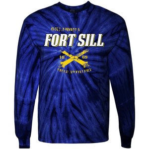 Oklahoma Fort Sill 1869 Field Artillery Tie-Dye Long Sleeve Shirt