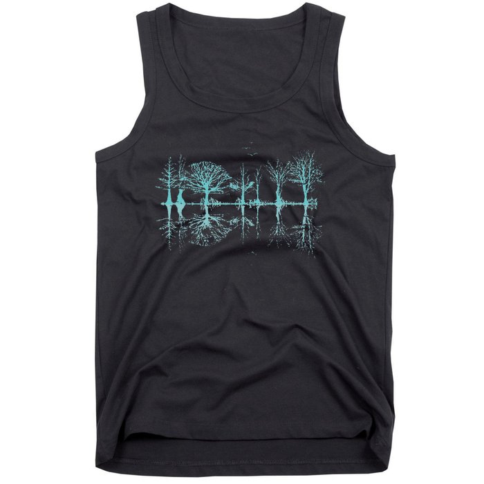 Outdoor Forest Trees Reflection Wildlife Nature Tank Top