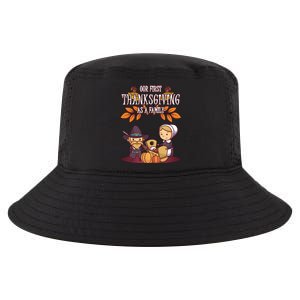 Our First Thanksgiving As A Family Thanksgiving Family Gift Cool Comfort Performance Bucket Hat