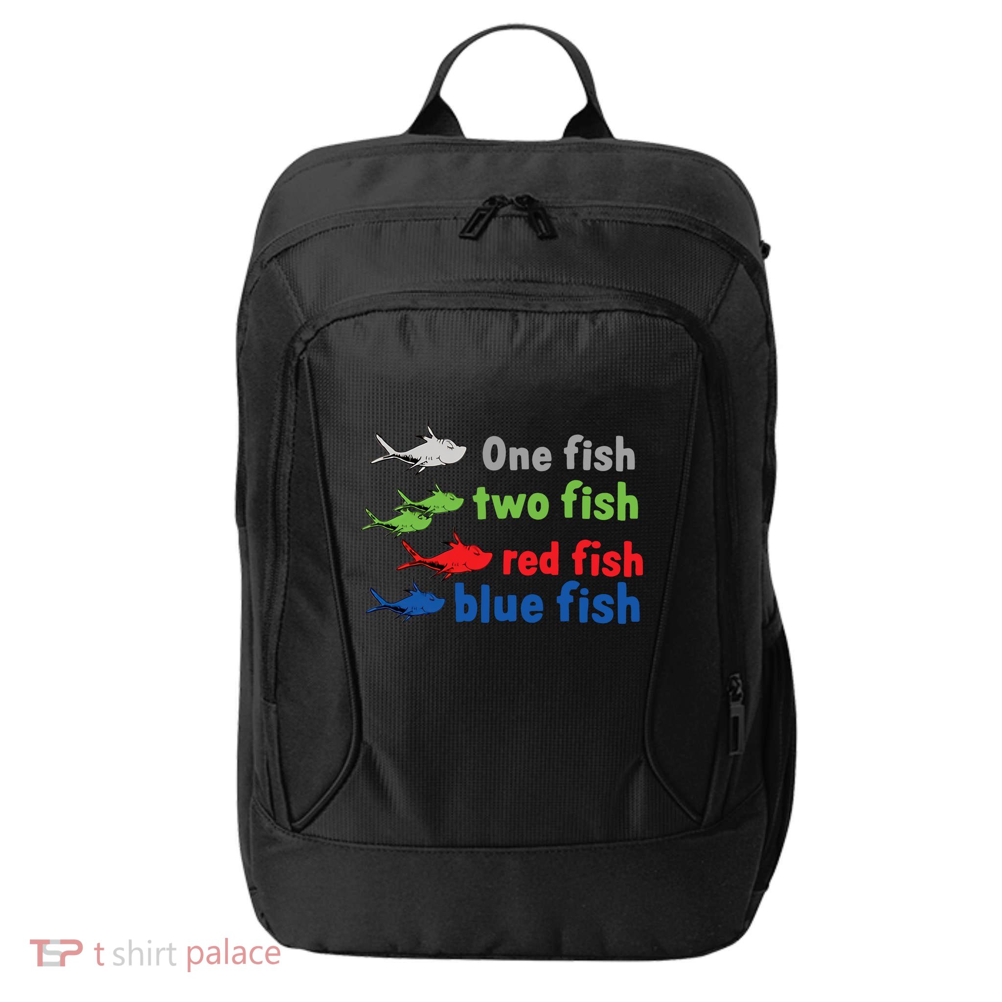 One Fish Two Fish Red Fish Blue Fish Teacher Reading Week City Backpack
