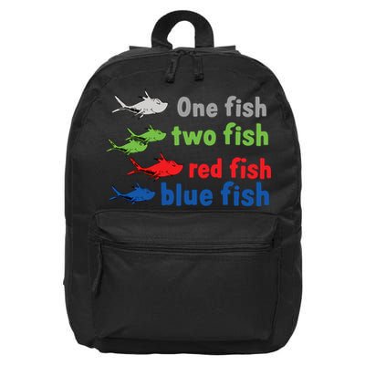 One Fish Two Fish Red Fish Blue Fish Teacher Reading Week 16 in Basic Backpack