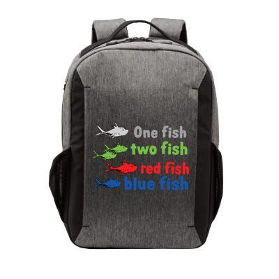 One Fish Two Fish Red Fish Blue Fish Teacher Reading Week Vector Backpack