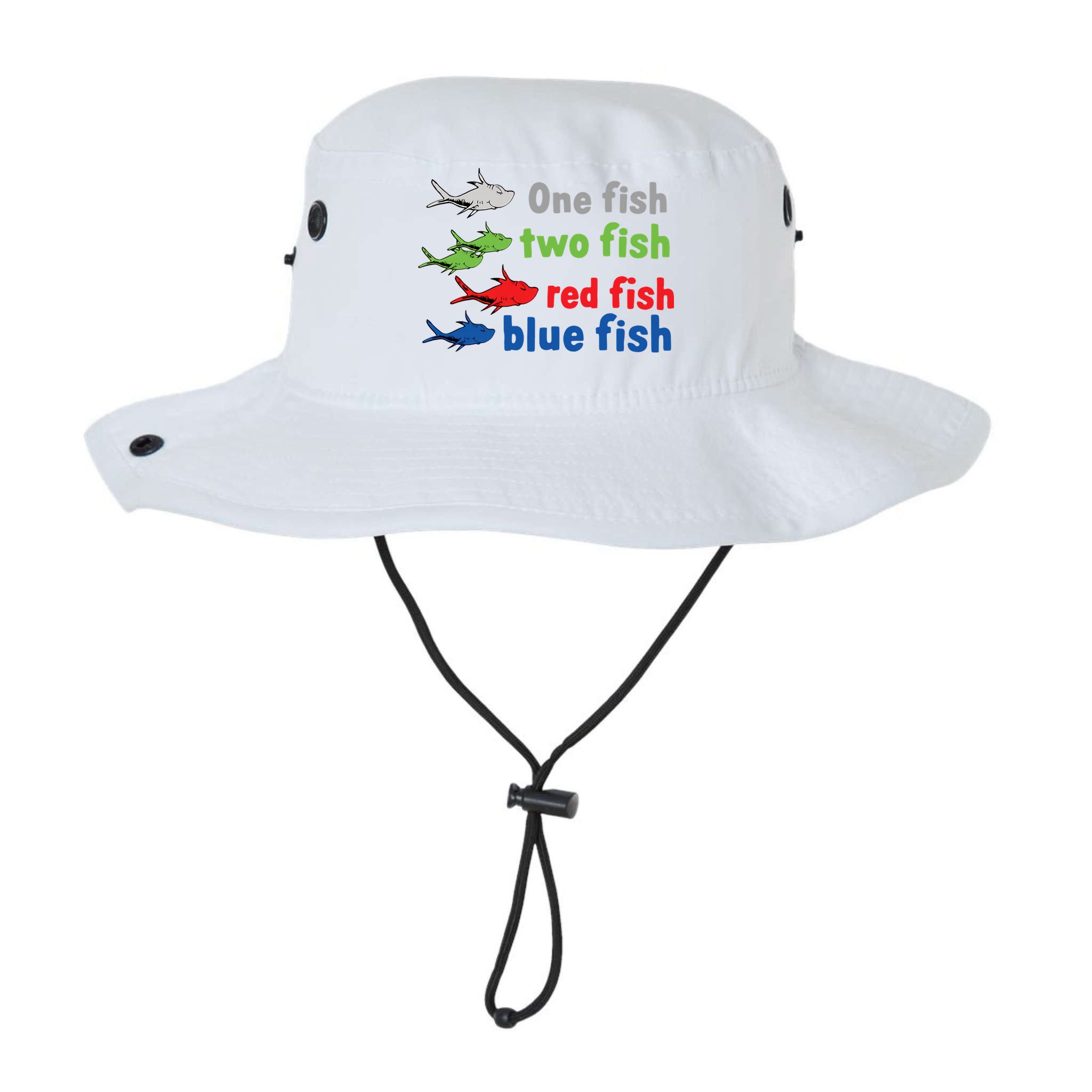 One Fish Two Fish Red Fish Blue Fish Teacher Reading Week Bucket Hat