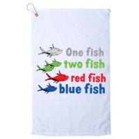 One Fish Two Fish Red Fish Blue Fish Teacher Reading Week Golf Towel