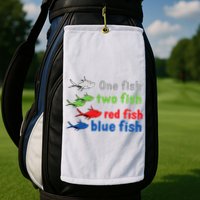 One Fish Two Fish Red Fish Blue Fish Teacher Reading Week Golf Towel