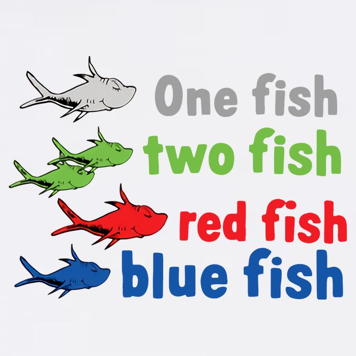 One Fish Two Fish Red Fish Blue Fish Teacher Reading Week Short Acrylic Beanie