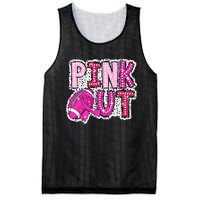 Out Football Tackle Breast Cancer Awareness Dalmatian Mesh Reversible Basketball Jersey Tank