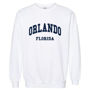 ORLANDO Florida Throwback Design Garment-Dyed Sweatshirt