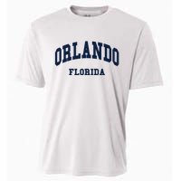 ORLANDO Florida Throwback Design Cooling Performance Crew T-Shirt