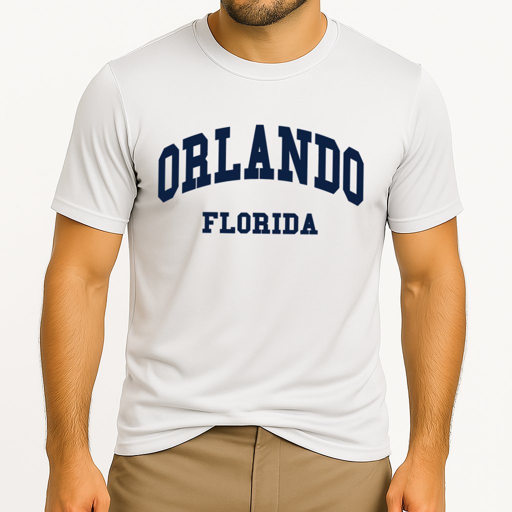 ORLANDO Florida Throwback Design Performance Shirt