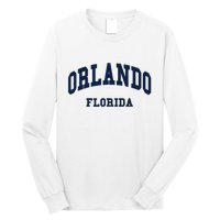 ORLANDO Florida Throwback Design Long Sleeve Shirt