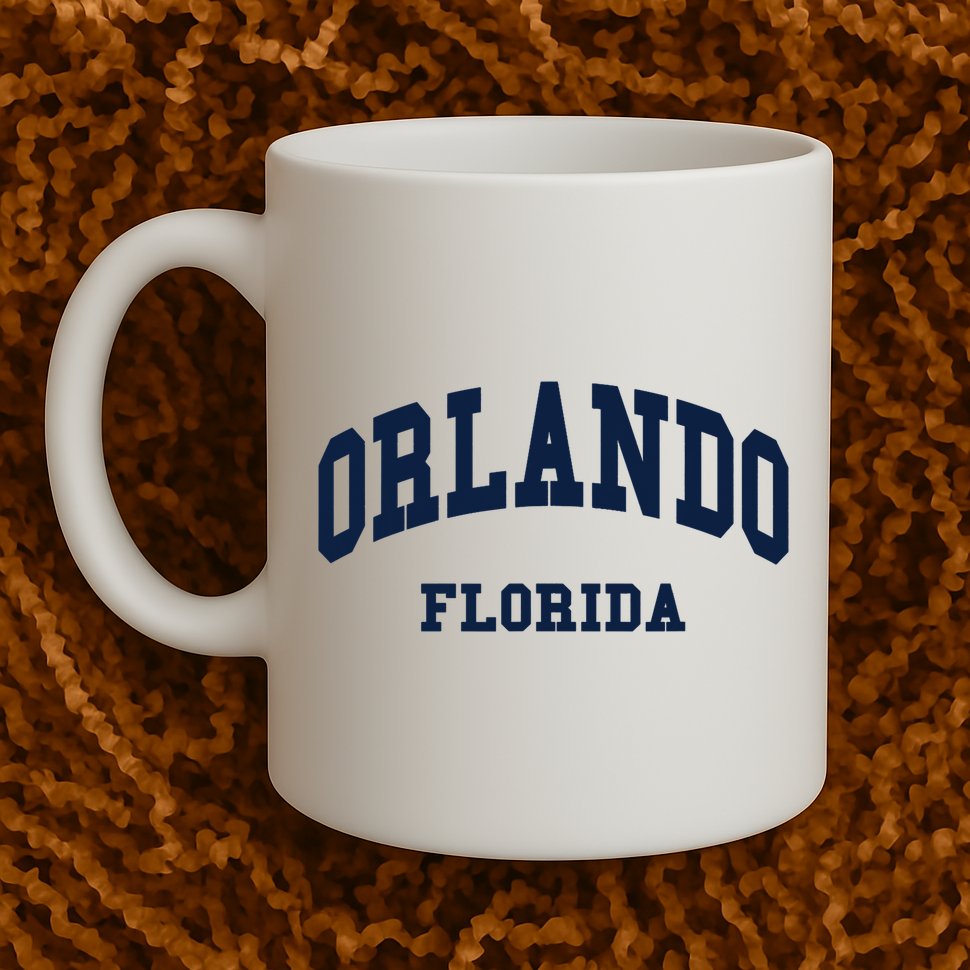 ORLANDO Florida Throwback Design Mug