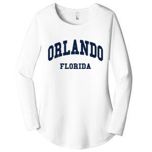 ORLANDO Florida Throwback Design Women's Perfect Tri Tunic Long Sleeve Shirt