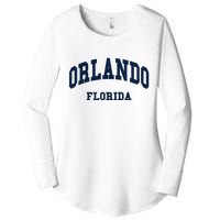 ORLANDO Florida Throwback Design Women's Perfect Tri Tunic Long Sleeve Shirt