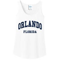 ORLANDO Florida Throwback Design Ladies Essential Tank