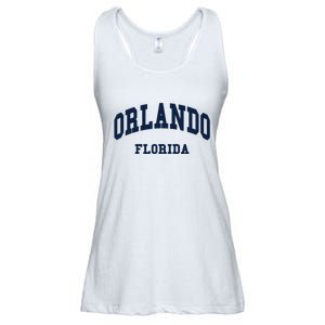 ORLANDO Florida Throwback Design Ladies Essential Flowy Tank