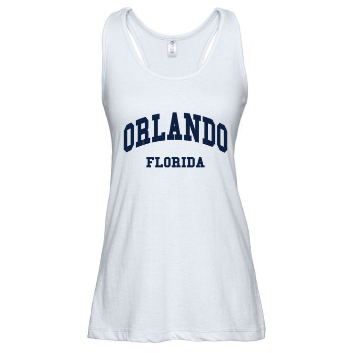 ORLANDO Florida Throwback Design Ladies Essential Flowy Tank