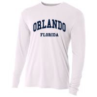 ORLANDO Florida Throwback Design Cooling Performance Long Sleeve Crew