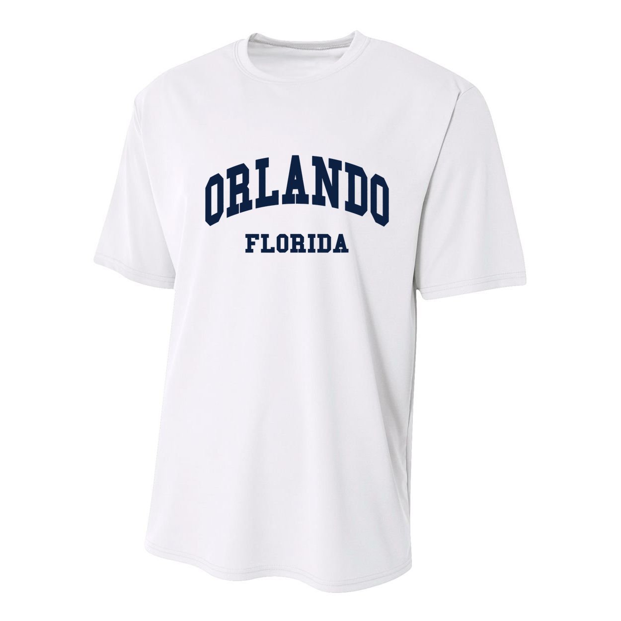 ORLANDO Florida Throwback Design Youth Performance Sprint T-Shirt