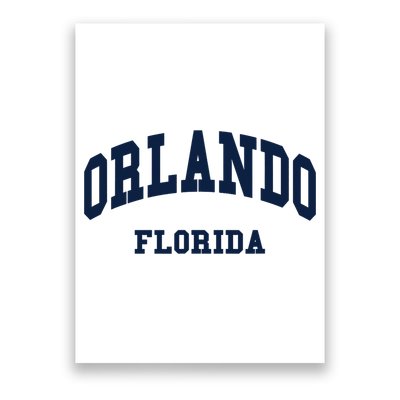 ORLANDO Florida Throwback Design Poster