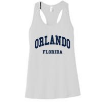 ORLANDO Florida Throwback Design Women's Racerback Tank