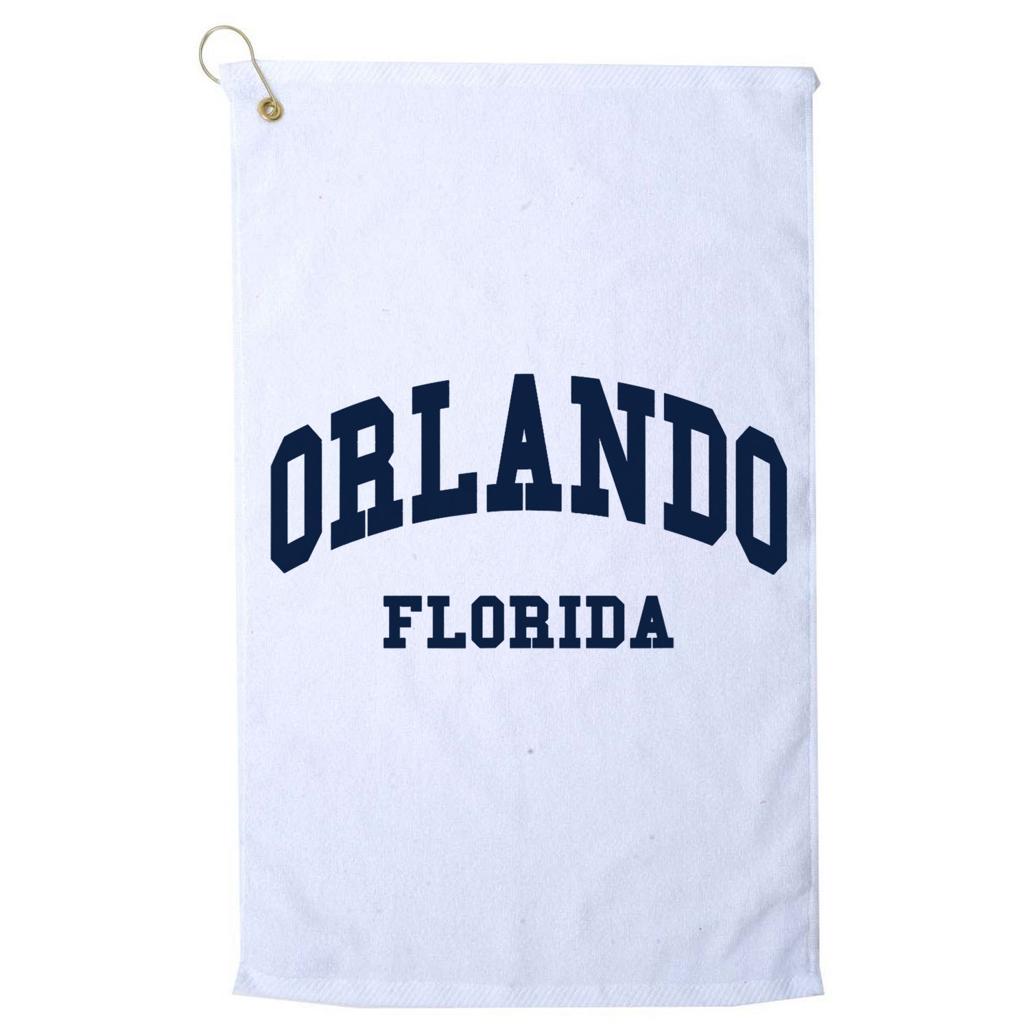 ORLANDO Florida Throwback Design Golf Towel