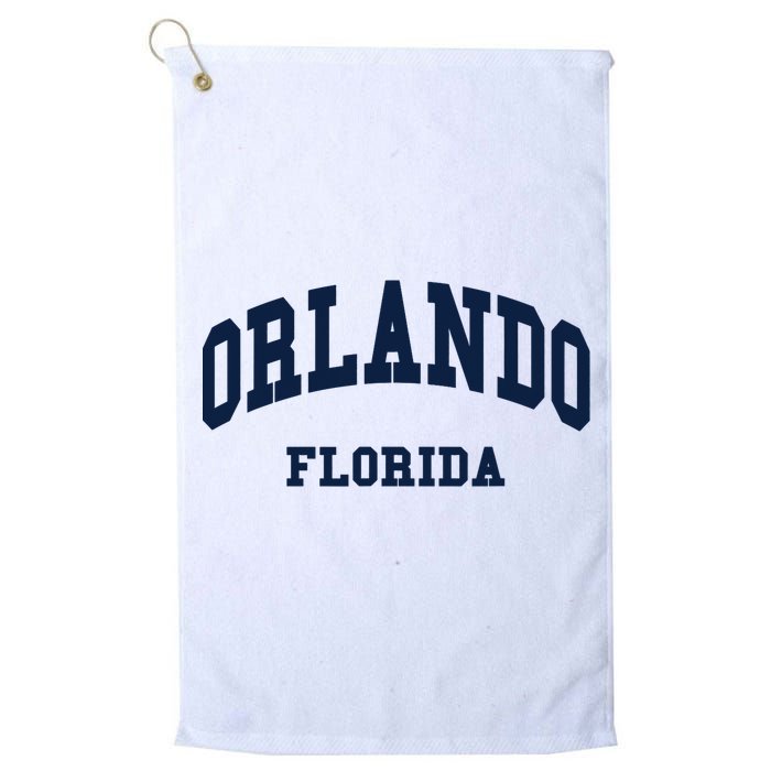 ORLANDO Florida Throwback Design Golf Towel
